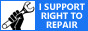 88x31px badge reading: Right to repair now!